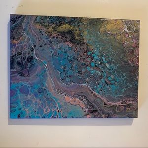 “Melody” Original Pour Painting On canvas